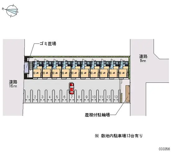 ★手数料０円★日高市高萩　月極駐車場（LP）